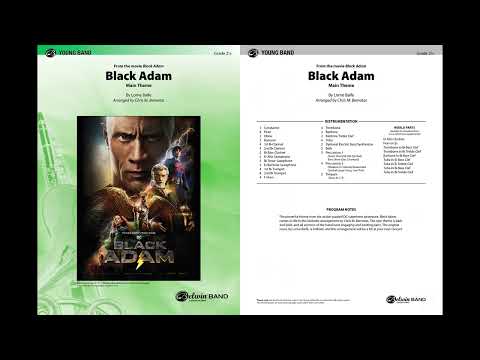 Black Adam, arr. Chris M. Bernotas – Score & Sound