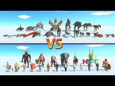 Who will Win Bite Team or Weapon Team - Animal Revolt Battle Simulator