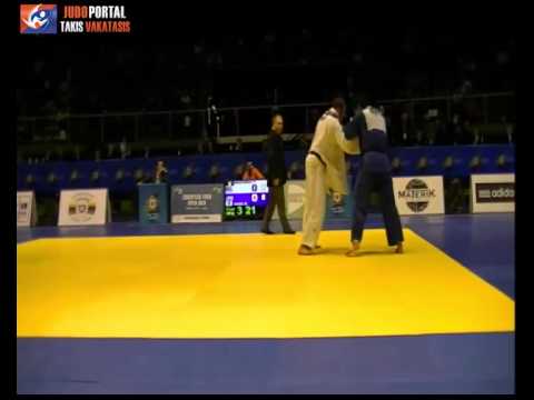 European Judo Open Rome 2015 Final -100kg NIKIFOROV Toma (BEL) vs. HAGA Ryunosuke (JPN)