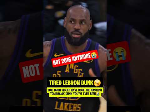 Bron TOO TIRED to put on a SHOW😭