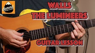 Walls—The Lumineers/Tom Petty guitar Lesson--Beginner Guitar