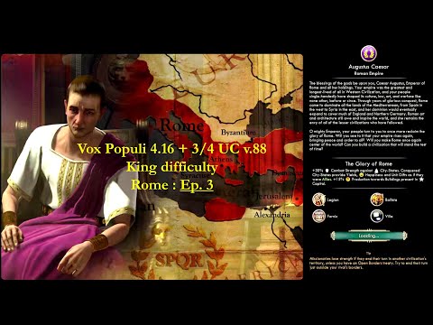Civ 5 Vox Populi - Series 1 - King Rome - Ep.3