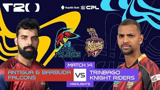 Highlights | Antigua & Barbuda Falcons vs Trinbago Knight Riders | CPL 2026