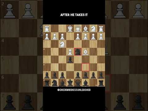 Win Fast: Chess trap to checkmate in 7 moves! - chess tricks #chess #shorts