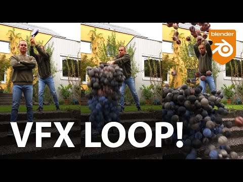 Create Looping VFX Animation with Blender!