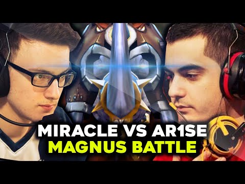 BEST MAGNUS IN DOTA 2 - MIRACLE vs AR1SE