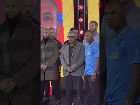 Eubank vs Benn 2 face off #uk #boxing #funny