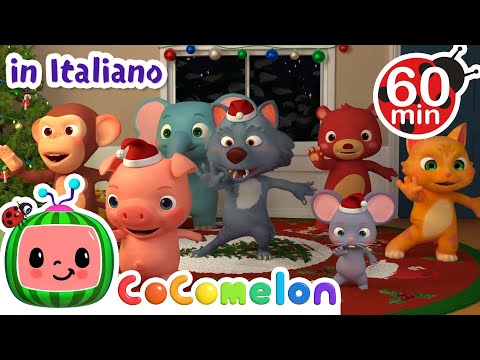 Auguri di buon Natale | 🍉 COCOMELON Italiano - Canzoni per bambini