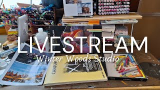 Livestream: swatching soft pastels and organizing new palette!
