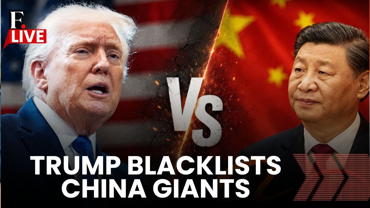 US Targets China's Alibaba, BYD, & Baidu As Trump Escalates Tech War | LIVE