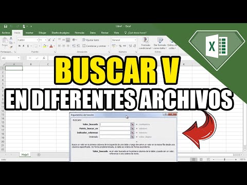 Como usar BUSCAR V VLOOKUP con dos diferentes archivos en Excel 2023 | Buscarv en diferentes hojas ✅