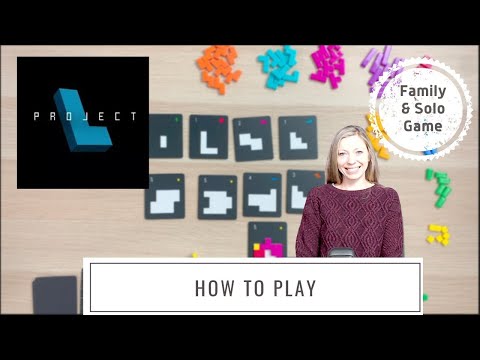 Project L | How to Play | Table Top Board Game | Family Board Game | Solo Board Game