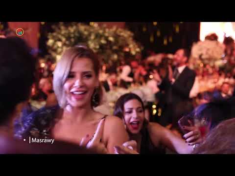 دينا الشربيني وياسمين الخطيب في حفل زفاف مريم قورة
