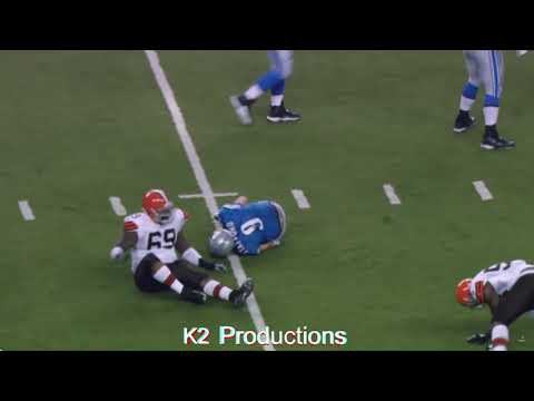 Lions Vs Browns| 2009 Matthew Stanford Plays With Hurt Collarbone And Throws Game Winning TD|