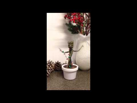 Baby Groot dancing to Up On The House Top by Jackson 5.