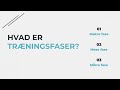 HVAD ER TRÆNINGSFASER?