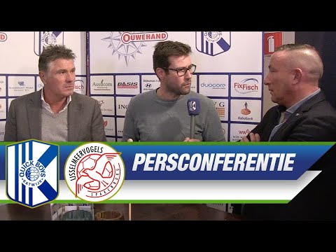 Persconferentie Quick Boys - IJsselmeervogels (2-1)