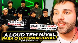 🚨 O "VLOG" DO XYNÃO DESSA VEZ FOI COM PERGUNTAS DA COMUNIDADE PARA O TIME DA LOUD! MINERVA REAGE