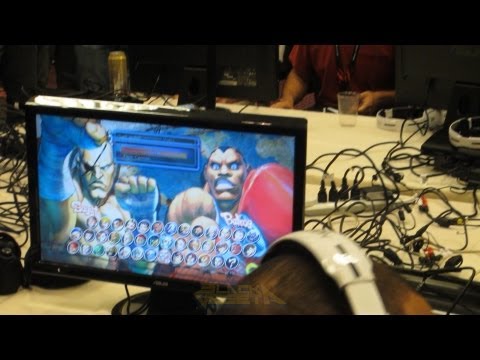 Black Vegeta (Boxer) vs Super Santarouman (Sagat) - EVO 2013 Winner's Pool quarterfinals