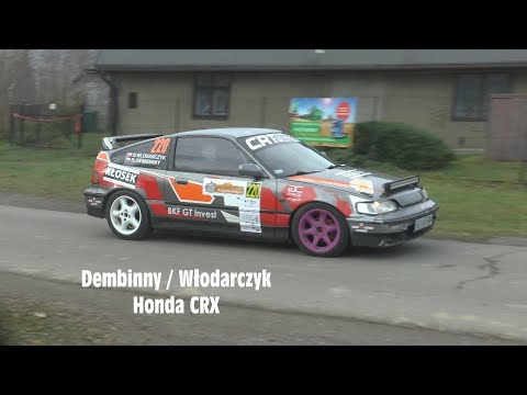 44 Rajd Cieszyńska Barbórka 2018 - SKJS - Daniel Dembinny / Damian Włodarczyk - Honda CRX