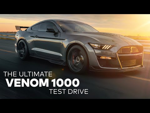 1000 HP Mustang GT500 Test Drive // VENOM 1000 by HENNESSEY