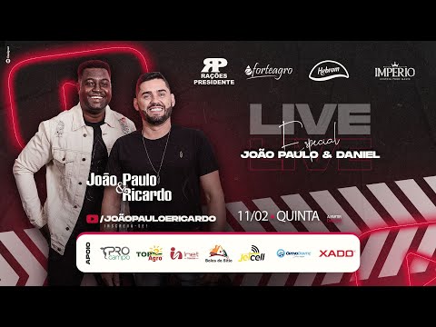 SO AS MÚSICAS - LIVE JOÃO PAULO & RICARDO - ESPECIAL JOÃO PAULO & DANIEL