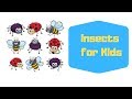 Insects for kids - 10 interesting insects || insects for kids  || bugs for kids