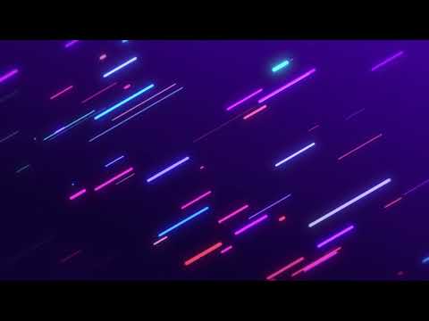 4K Neon  Motion Background - Neon Lines Free  Loops - 4K