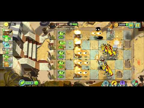 Pvz 2 challenge - Every PEA plants level 2 Combine tochwood -  Who 's Best Pair plants