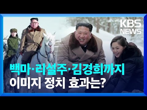 [클로즈업 북한] 백마·리설주·김경희까지…이미지 정치 효과는? / KBS  2022.02.12.