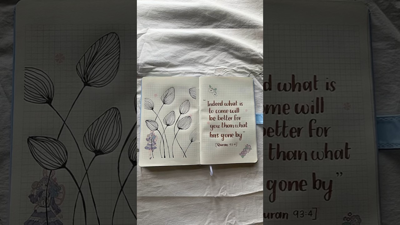 Muslim journal ideas🍄  #journaling #journalinspiration #quranquotes #muslimjournal #quranverses