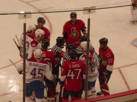 Sens vs Habs 08 preseason