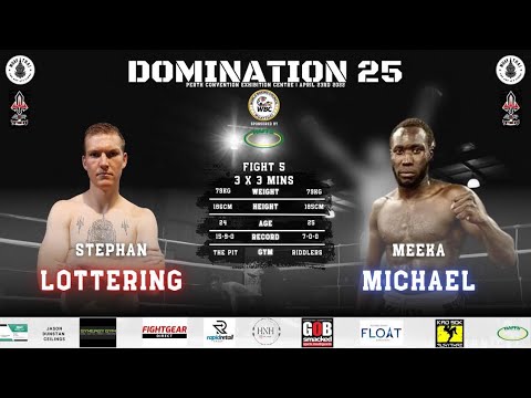 Stephan Lottering Vs Meeka Michael - Domination Muay Thai 25
