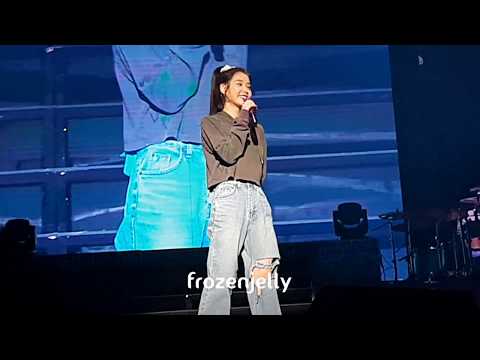 191229 Re-Encore Ment (IU read my Banner😭) - IU Love Poem in Jakarta