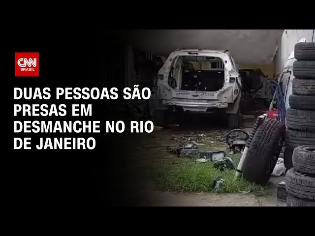 Duas pessoas são presas em desmanche no Rio de Janeiro | BASTIDORES CNN