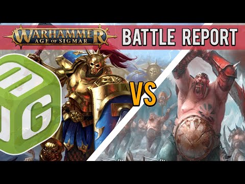 Stormcast Eternals vs Ogre Mawtribes Warhammer Age of Sigmar Battle Report Ep 41