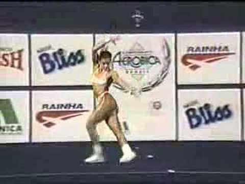 Olga Cardoso Campeonato Aerobica Brasil 1 Colocado