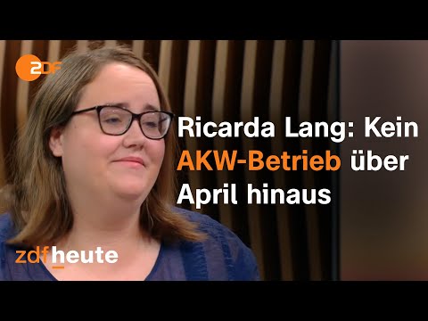 Grünen-Chefin Lang: Keine AKW-Laufzeitverlängerung über April hinaus | ZDF Morgenmagazin