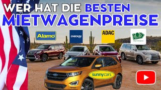 Mietwagen Preisvergleich (Alamo, ADAC, Sunnycars, Check24, Billiger Mi