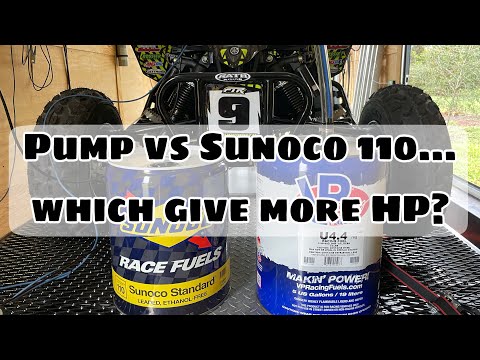 Pump vs Sunoco 110…Which gives more HP?