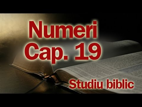 Studiu biblic - Numeri cap. 19