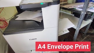 How to Print A4 size Envelope