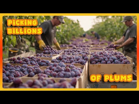 Picking Billions of Plums in California: A Look at the Prunes Production Process