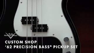 Video thumbnail for Custom Shop '62 Precision Bass Pickup Set | Fender Custom Shop | Fender by Fender