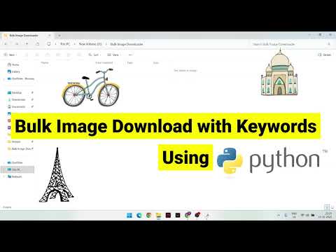 Bulk Image Download With Keywords Using Python (Simple & Easy)