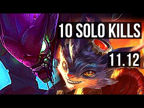 KHA'ZIX vs RUMBLE (JUNGLE) | 20/0/3, Legendary, 10 solo kills, 65% winrate | EUW Diamond | v11.12