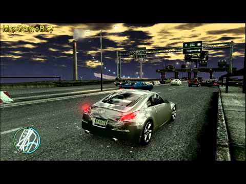 ENB Realistic MOD with Nissan 350z GTA IV HD Video