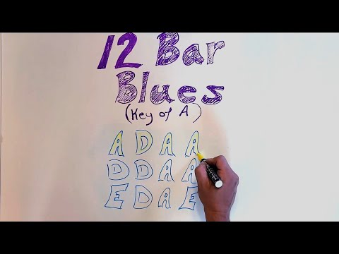 12 Bar Blues (backing track), Key of A, 75 bpm