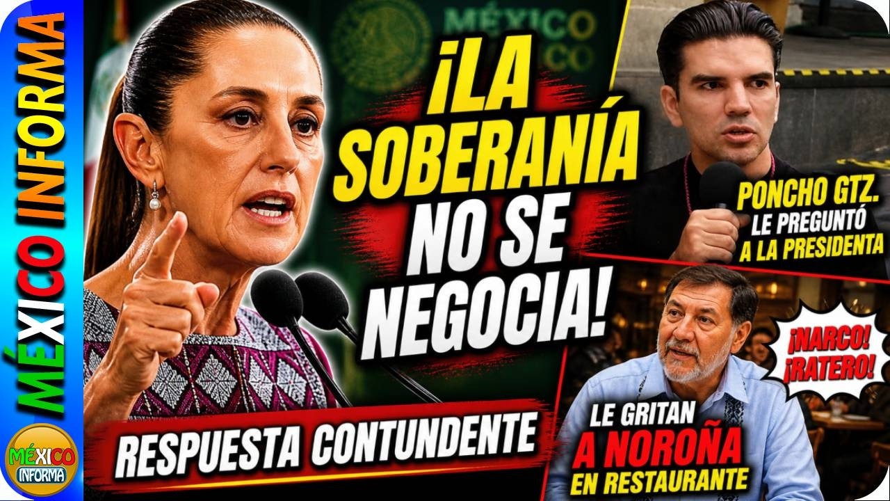 SHEINBAUM LO DEJA MUY EN CLARO: LA SOBERANÍA NO SE NEGOCIA. LA OPOSICIÓN NO TIENE PROYECTO DE NACIÓN