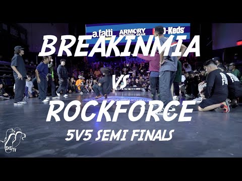 BREAKINMIA vs ROCKFORCE | 5v5 Semi Finals | Freestyle Session 24 | #SXSTV